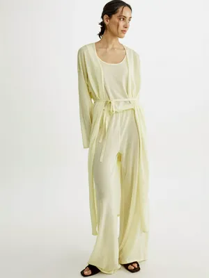 Кардиган Sela удлиненный, бежевый, арт. 54315