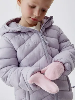 Варежки на веревочке для девочек, арт. 5439