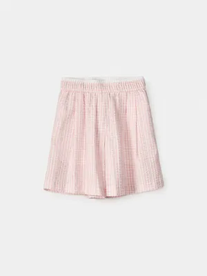 Шорты женские Sela в клетку, розовый, арт. 54393