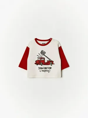 Лонгслив Sela с принтом, разноцветный, арт. 54426