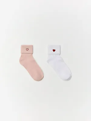 Набор из 2 пар носков для девочек, арт. 5450