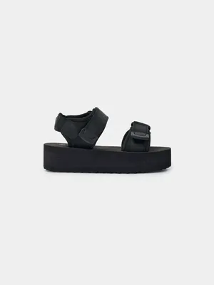 Сандалии на платформе Sela, черный, арт. 54848