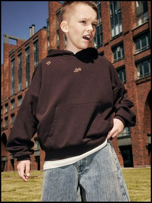 Худи оверсайз с вышивкой и принтом для мальчиков, арт. 5488