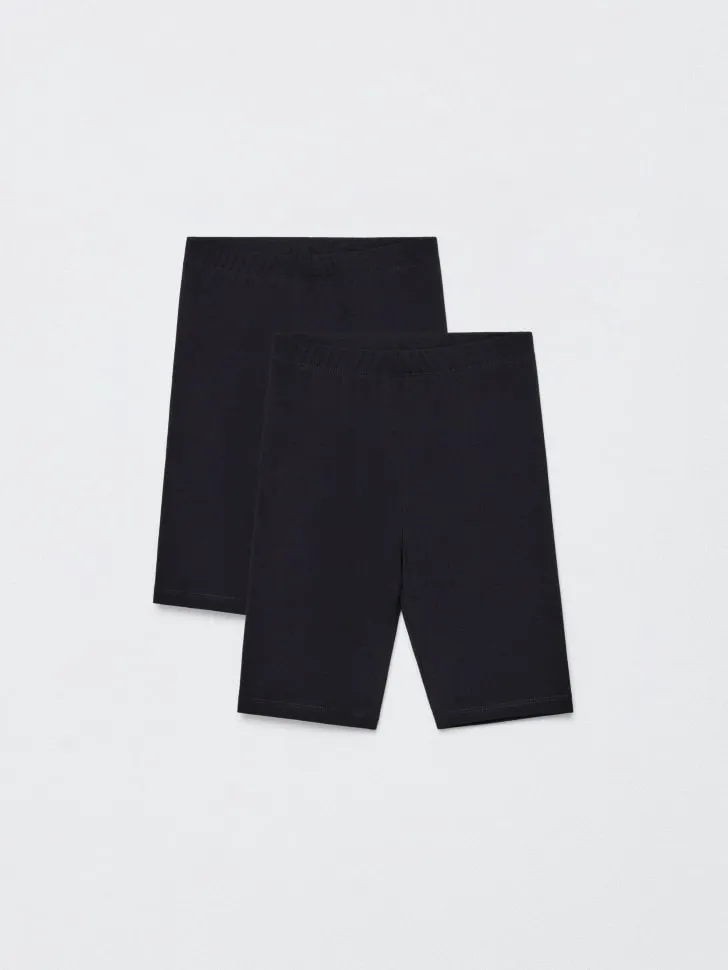 Набор базовых велосипедок для девочек, черный, арт. 5501