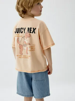 Футболка оверсайз с принтом для мальчиков, арт. 5536