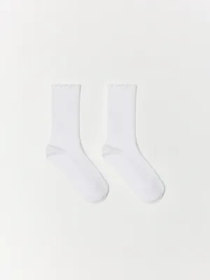 Длинные носки в рубчик, арт. 5556