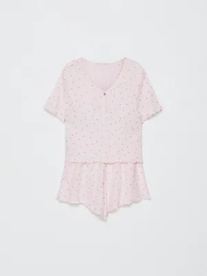 Пижама с принтом для девочек, арт. 5617