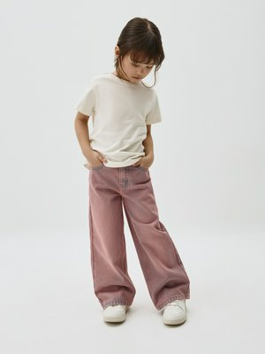 Джинсы Wide leg с тинтом для девочек