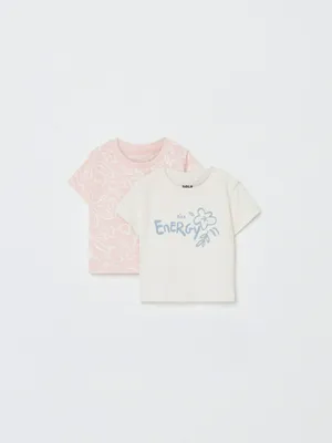 Набор из 2 футболок для малышей, не указан, арт. 5669