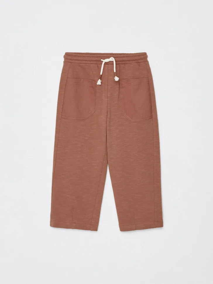 Трикотажные брюки для мальчиков, коричневый, арт. 5702