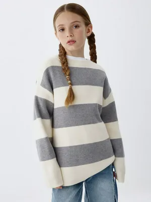 Вязаный джемпер в полоску, арт. 5706