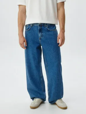 Джинсы WIDE LEG, синий, арт. 5724