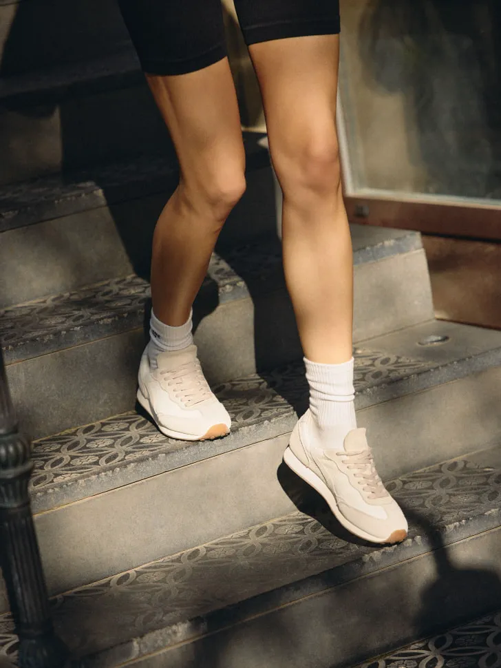 Комбинированные кроссовки из натуральной замши, бежевый, арт. 5728