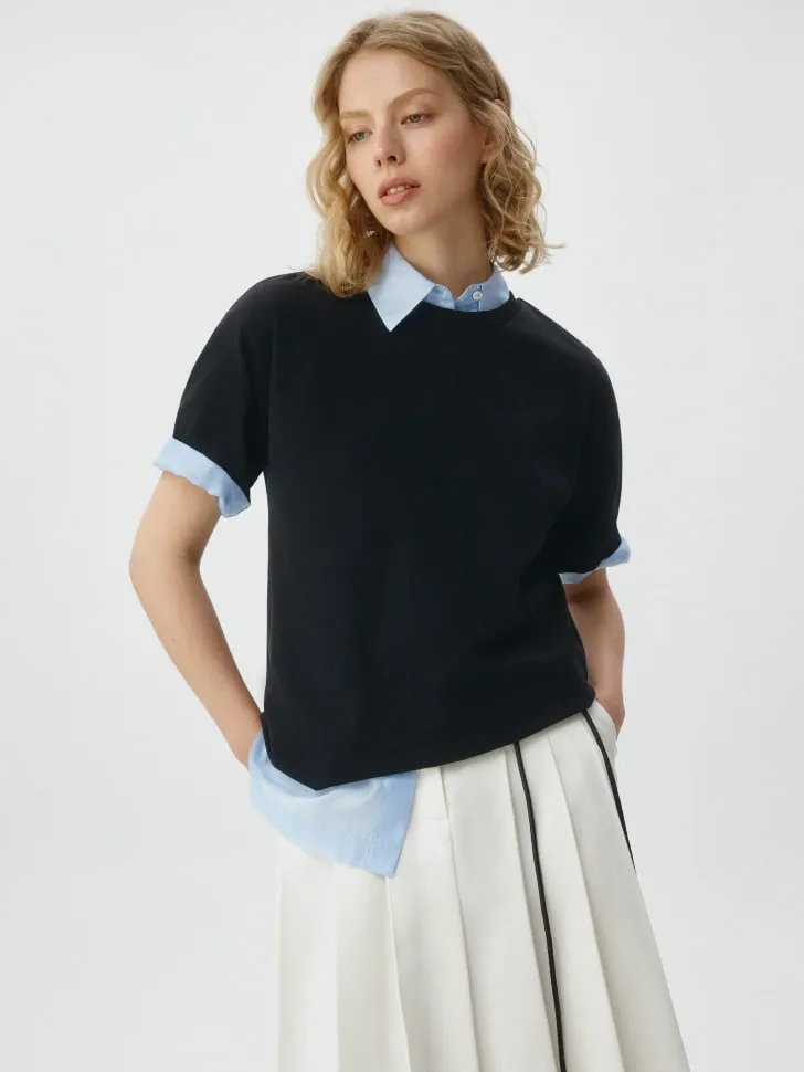 Футболка KATE OVERSIZE FIT, черный, арт. 5740