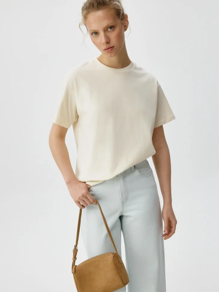 Футболка KATE OVERSIZE FIT, бежевый, арт. 5744