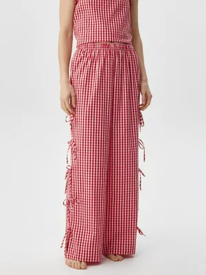 Домашние брюки с завязками-бантиками, арт. 5751