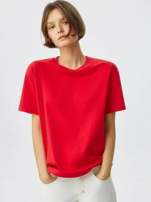 Футболка KATE OVERSIZE FIT, красный, арт. 5758
