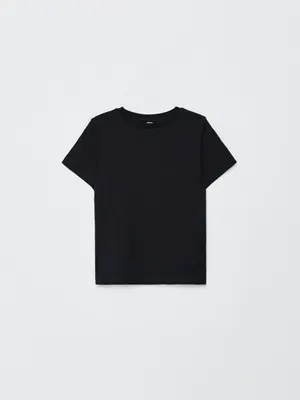 Базовая детская футболка, черный, арт. 5768