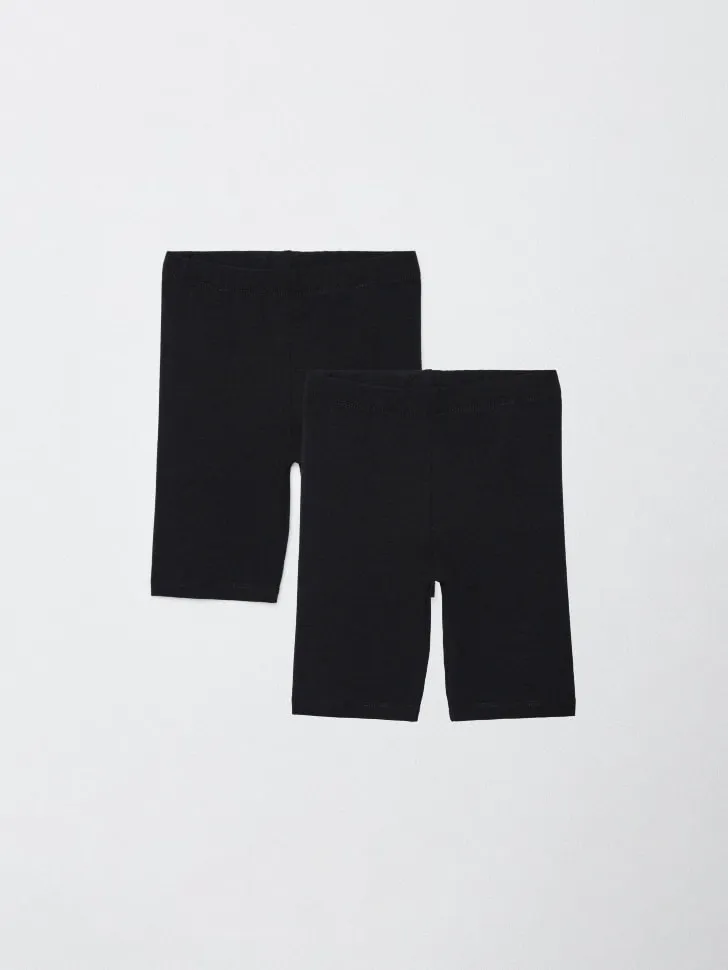 Набор базовых велосипедок для девочек, черный, арт. 5770