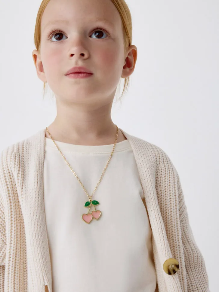 Цепочка с подвеской для девочек, разноцветный, арт. 5793