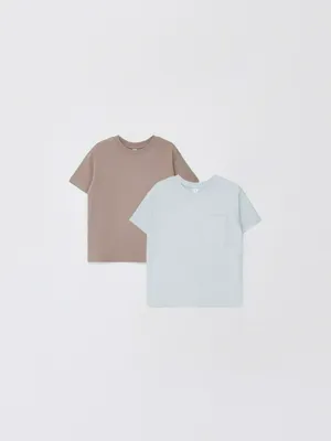 Набор из 2 детских футболок, разноцветный, арт. 5798