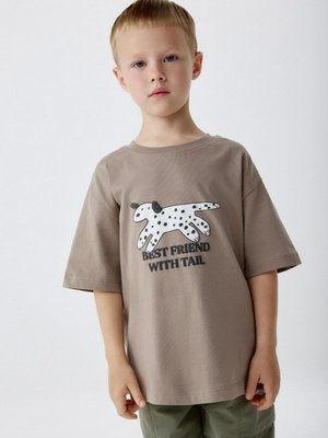 Футболка оверсайз с принтом для мальчиков, арт. 5807