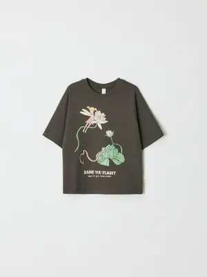 Футболка с принтом для девочек, арт. 5820