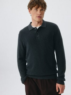 Джемпер-поло с добавлением шерсти, арт. 5830