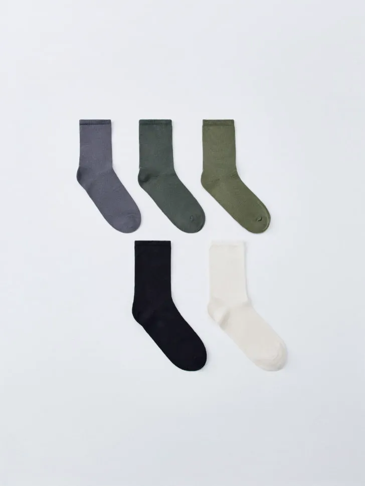 Набор из 5 пар носков для мальчиков, разноцветный, арт. 5843