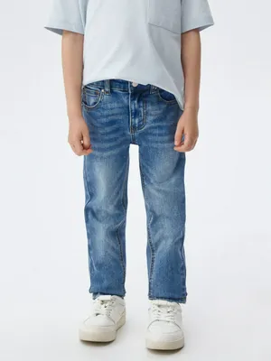 Джинсы Slim fit для мальчиков, синий, арт. 5844