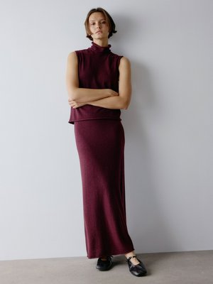 Трикотажная юбка макси, арт. 5848