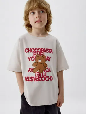 Футболка оверсайз с принтом для мальчиков, арт. 5856