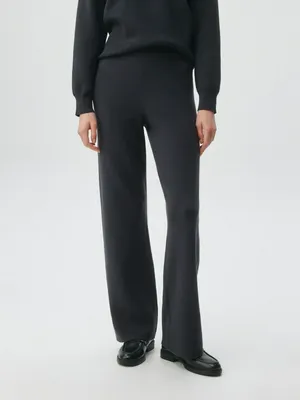 Прямые вязаные брюки, арт. 5917