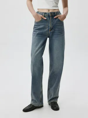 Джинсы STRAIGHT FIT с металлизированным декором, не указан, арт. 5927