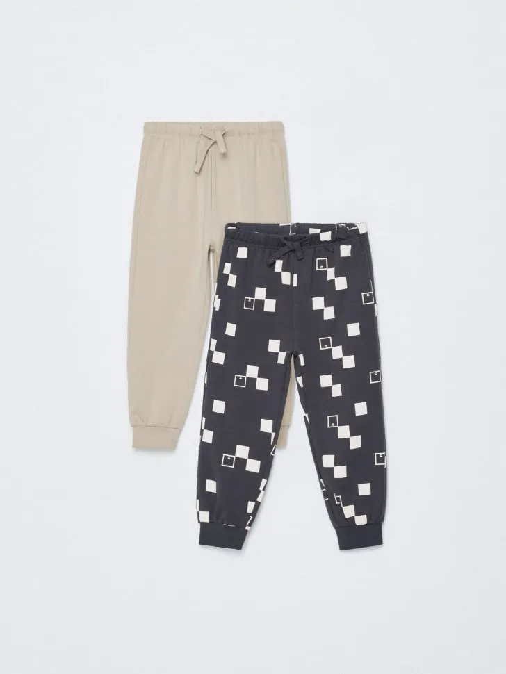 Набор из 2 джоггеров для мальчиков, разноцветный, арт. 5935