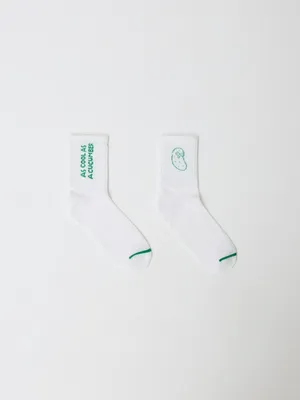 Набор из 2 пар носков для мальчиков, белый, арт. 5986