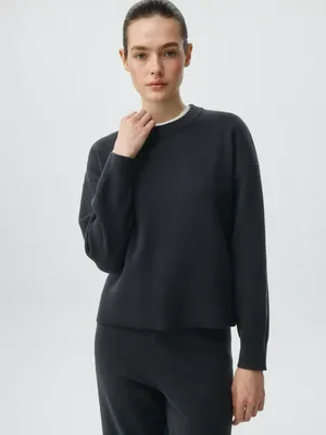 Вязаный джемпер, серый, арт. 5993