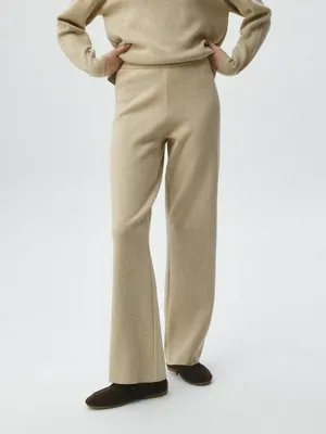 Прямые вязаные брюки, арт. 5994