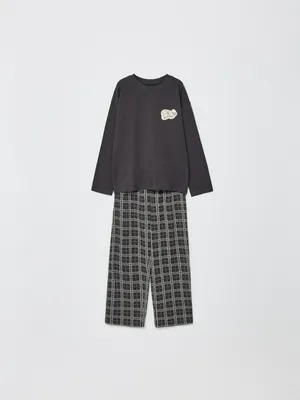 Пижама с принтом для мальчиков, арт. 6023