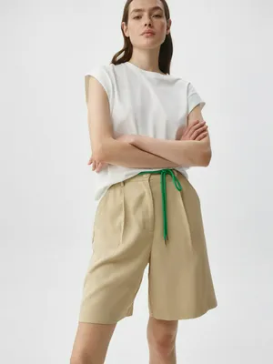 Костюмные шорты на резинке, арт. 6050