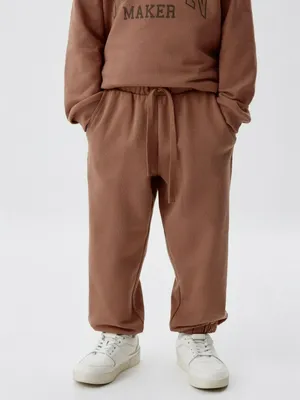Базовые джоггеры для мальчиков, коричневый, арт. 6072