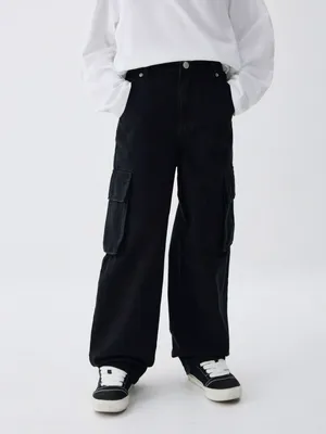 Джинсы Cargo с карманами для мальчиков, арт. 6073