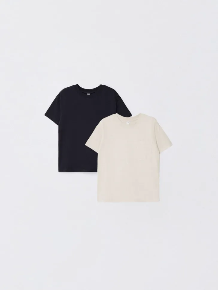 Набор из 2 детских футболок, разноцветный, арт. 6083