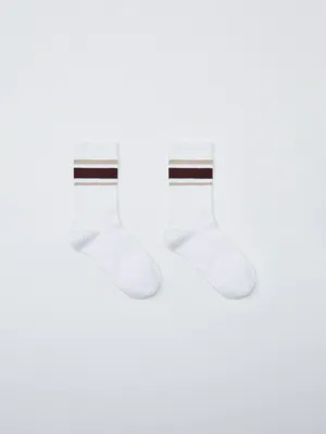 Высокие носки в рубчик, арт. 6100