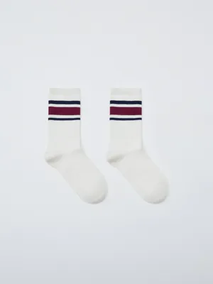 Высокие носки в рубчик, разноцветный, арт. 6110
