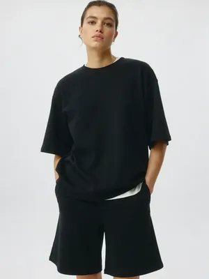 Удлиненная футболка оверсайз, арт. 6133