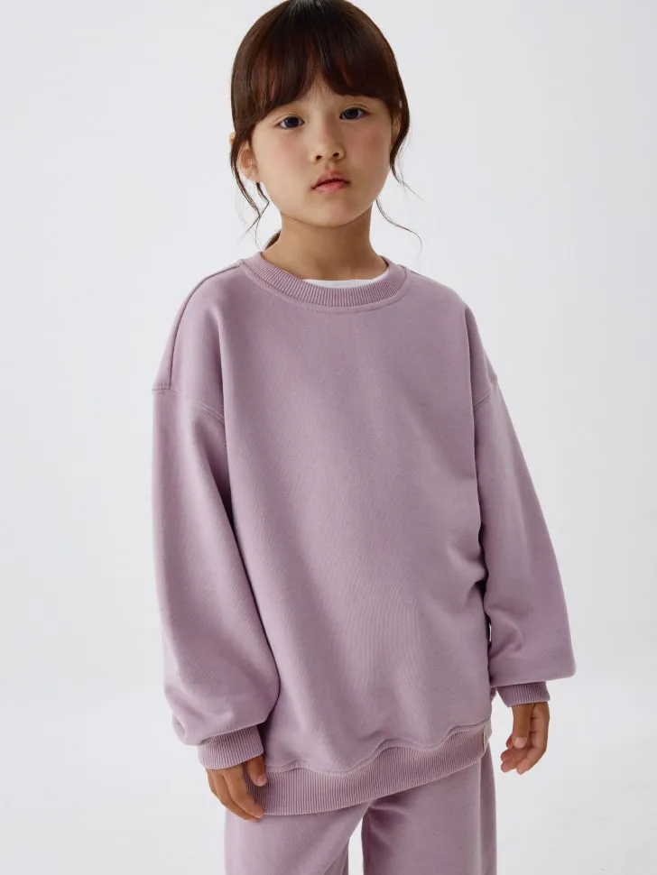 Базовый свитшот для девочек, фиолетовый, арт. 6142