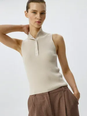 Топ с воротником, арт. 6170