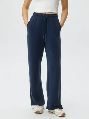 Свободные брюки, синий, арт. 6177