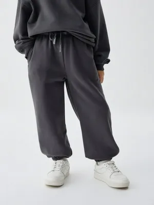 Базовые джоггеры для девочек, серый, арт. 6178